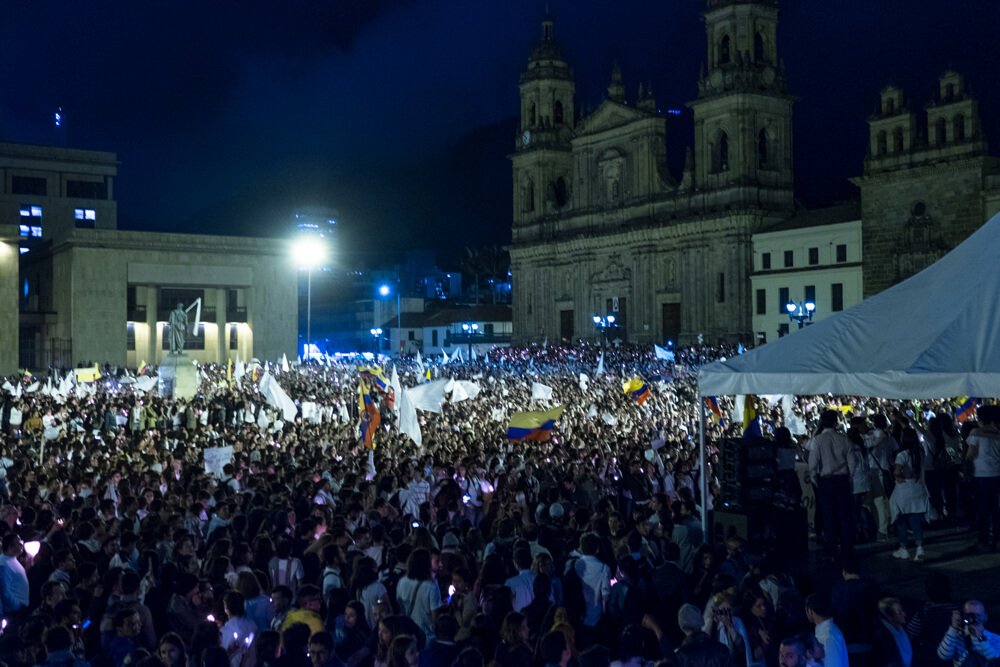 ¿La Plaza de Bolívar debe ser el centro de los movimientos ciudadanos por la paz?