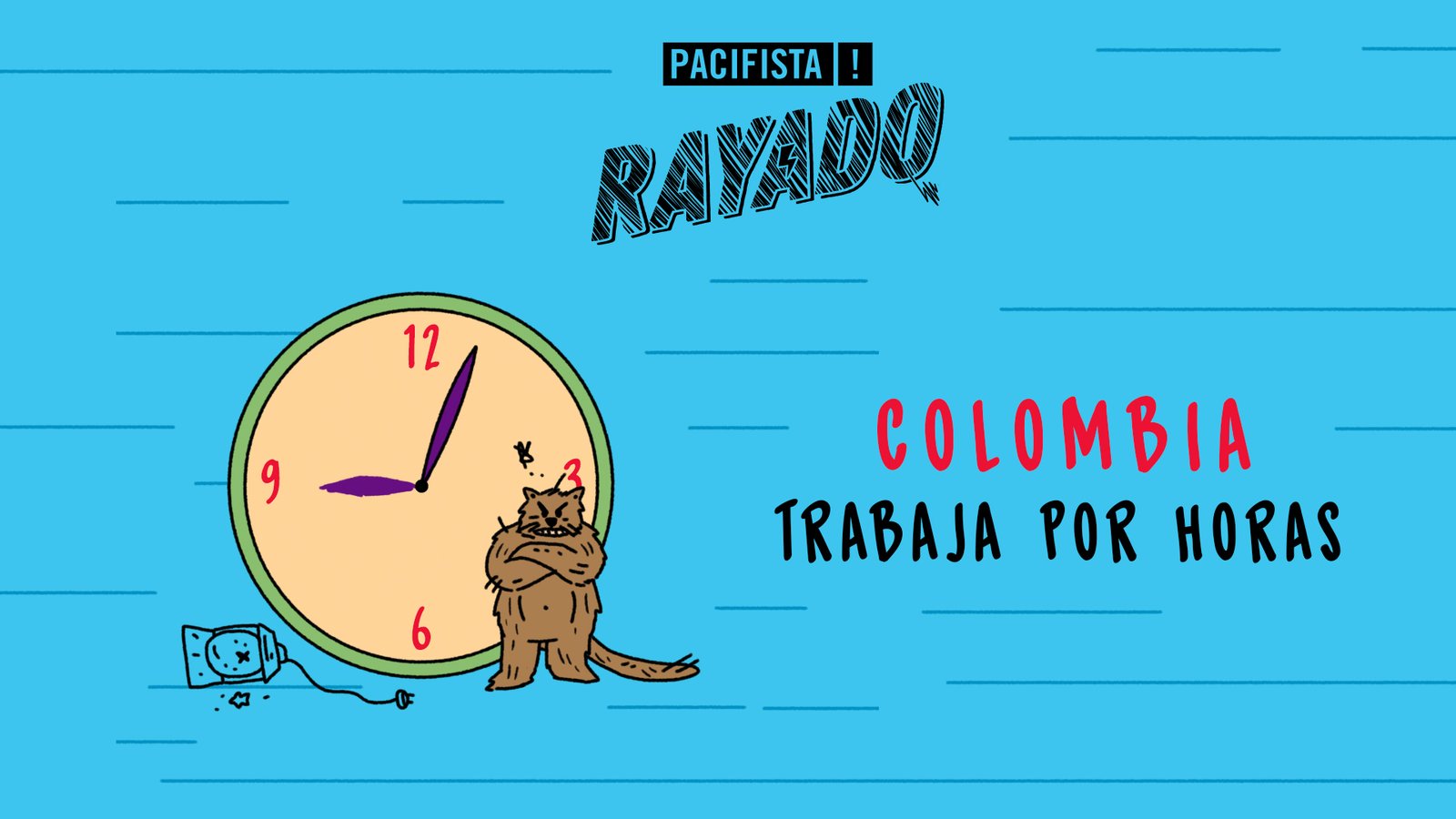 Pacifista Rayado: Colombia trabaja por horas
