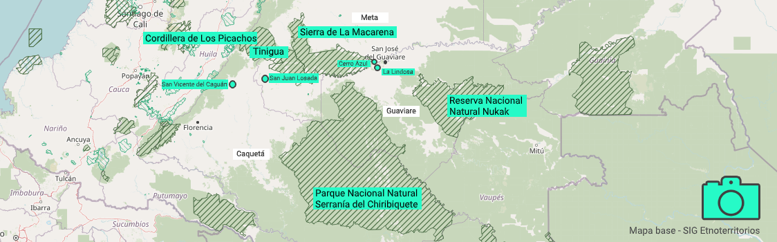 Recorrido mapa deforestación