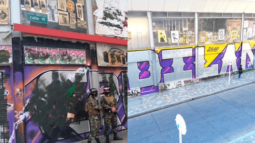 “Si lo vuelven a borrar, lo volvemos a pintar”: renace el homenaje para Dilan Cruz en la 19 con cuarta