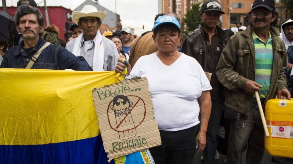 Recicladores bogotanos nos contaron por qué protestaron contra Peñalosa