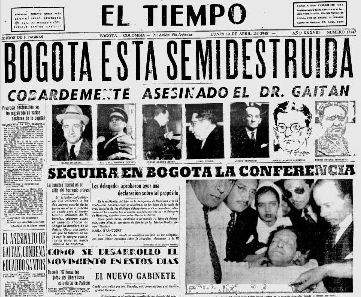 La gente que dice que el tal Bogotazo es un mito