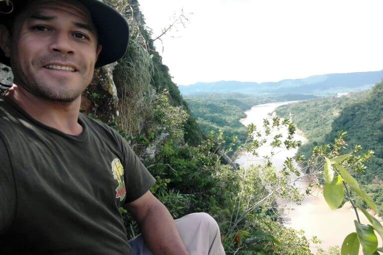 Radamir Sevillanos, guardaparque del Parque Nacional Madidi. Foto: Radamir Sevillanos.
