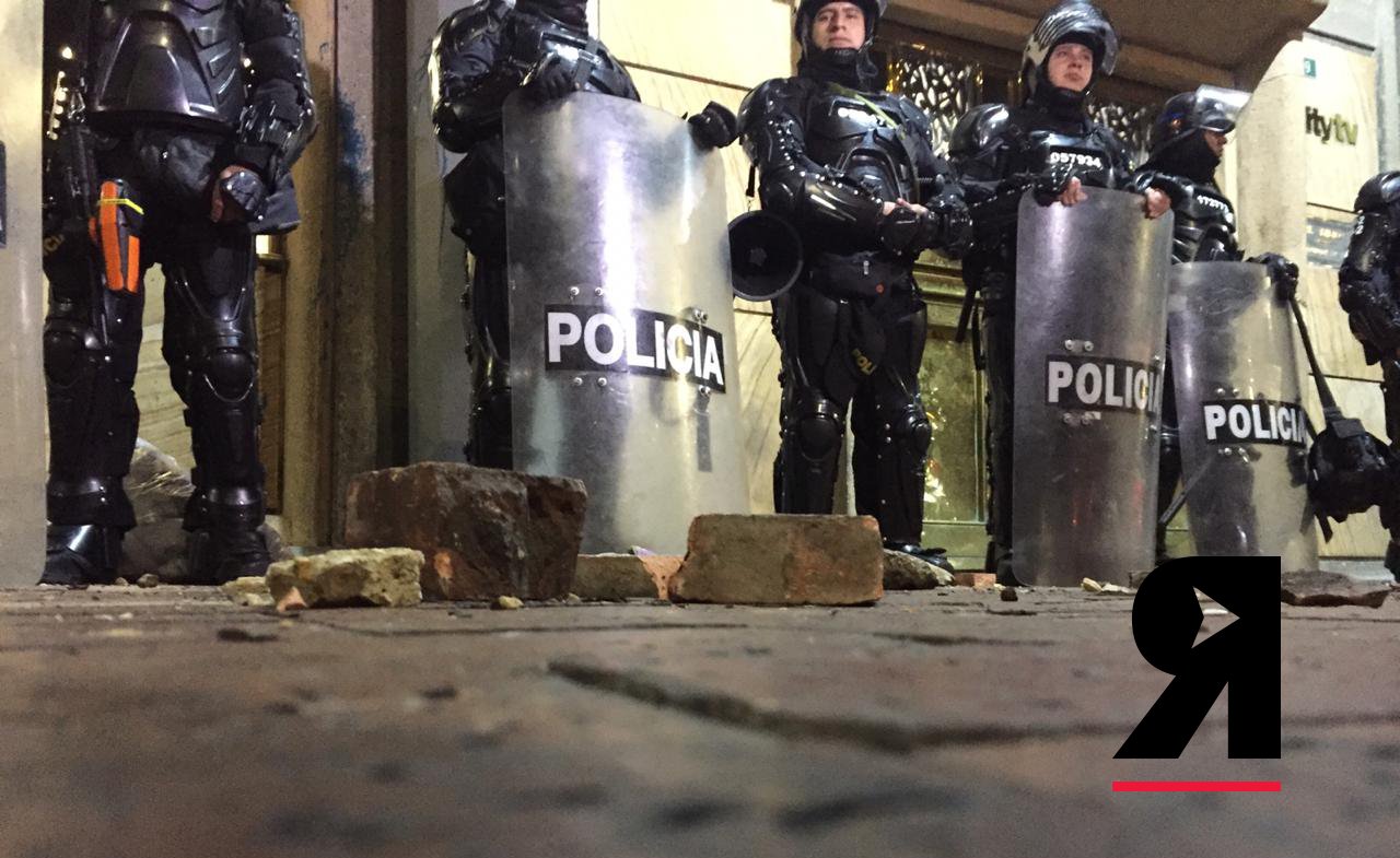 Fotos de la primera manifestación estudiantil -contra el Esmad- del 2019