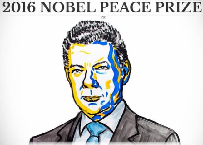 Santos gana el Nobel de Paz por un acuerdo al que Colombia le dijo No