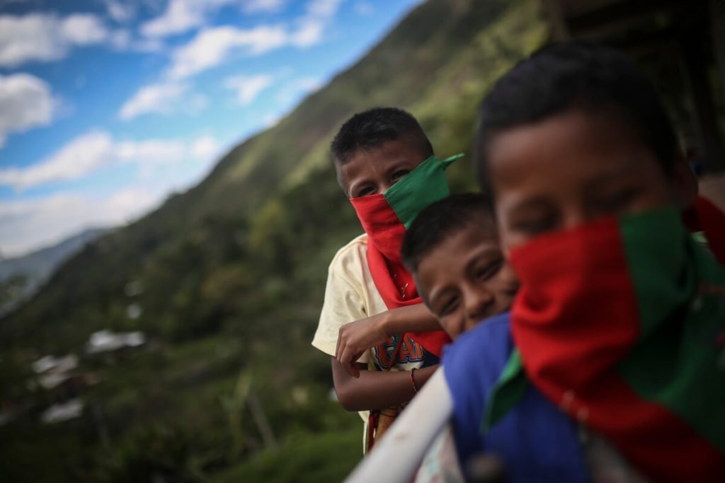 #CaravanaPacifista 8 de noviembre: Imágenes de fuerza y resistencia de la Guardia Indígena Nasa
