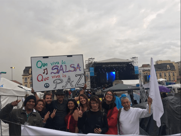 Nos desalojaron, pero no nos vamos: la paz no se desaloja