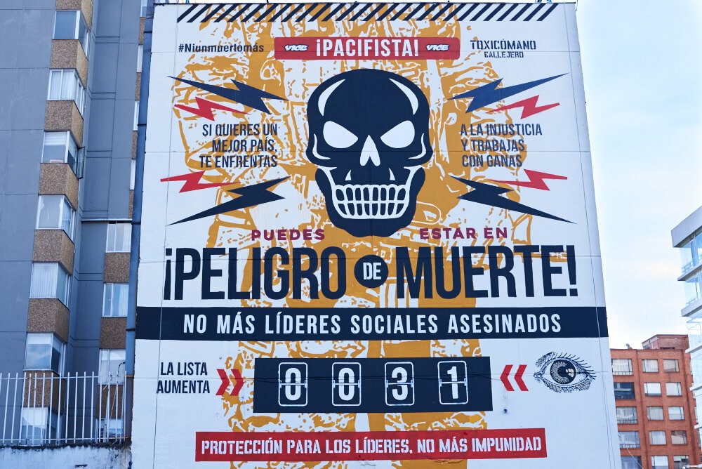 Editorial: ¡PACIFISTA! presenta un mural contra el olvido y por la vida