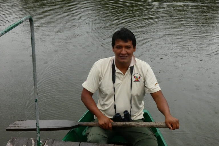 Beto Bravo, guardaparque del Parque Nacional del Manu. Foto: Archivo Beto Bravo.