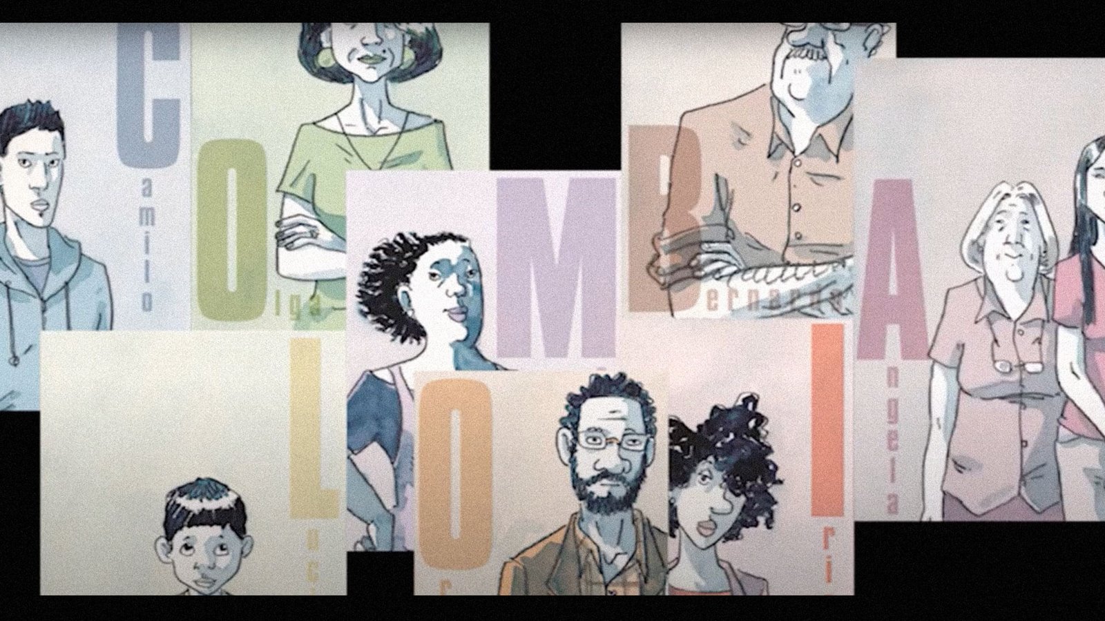 ‘Transparentes’, el cómic que narra la vida de los exiliados colombianos