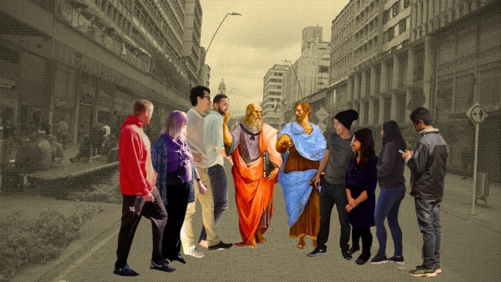 REC: el grupo de profesores de filosofía que dan clases en la calle