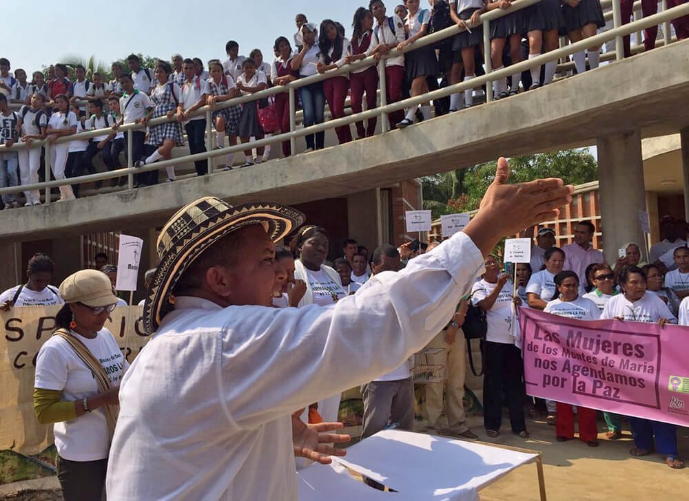 Una semana antes del 23 de marzo se firma la paz en Montes de María
