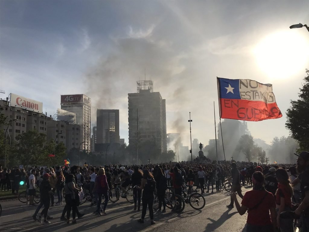 Arde Santiago