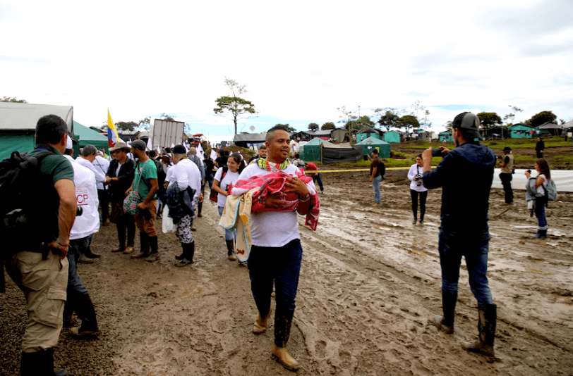 En Mesetas celebraron el desarme de las Farc, pero aún no hay zona veredal