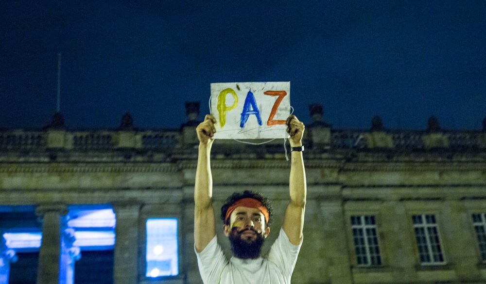 En imágenes: Bogotá marchó y pidió un acuerdo ya