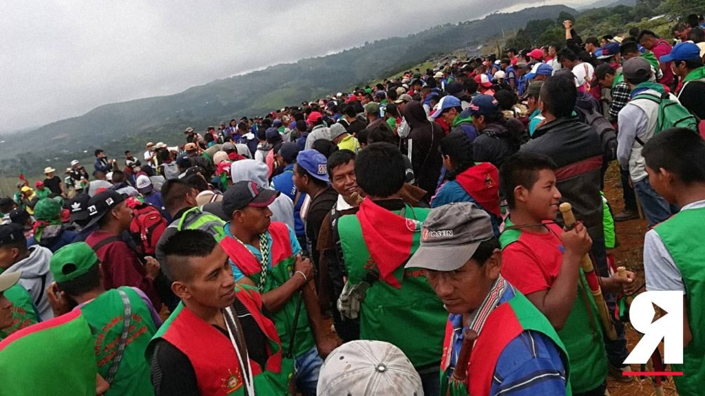‘No nos vamos a dejar robar la paz’: retratos de la movilización nacional indígena