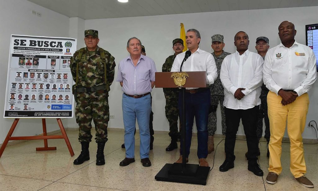 Iván Duque lanzó un plan contra el “cartel matalíderes”, ¿por qué se equivoca?