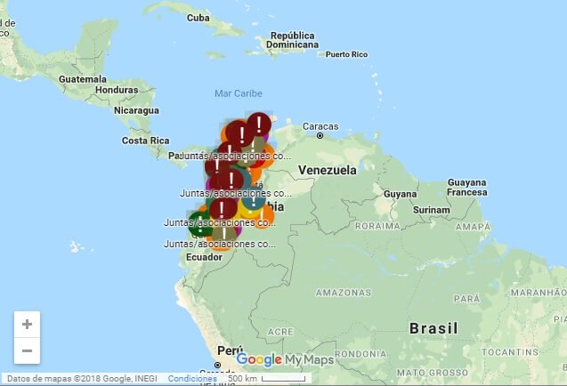 Mapa interactivo: ¿Cómo y dónde están matando a los líderes en Colombia?