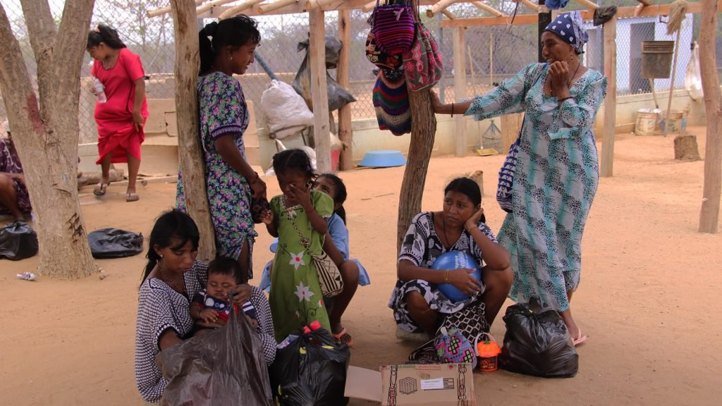 Los Wayuu esperan el coronavirus en medio de prevención para el Hombre Blanco