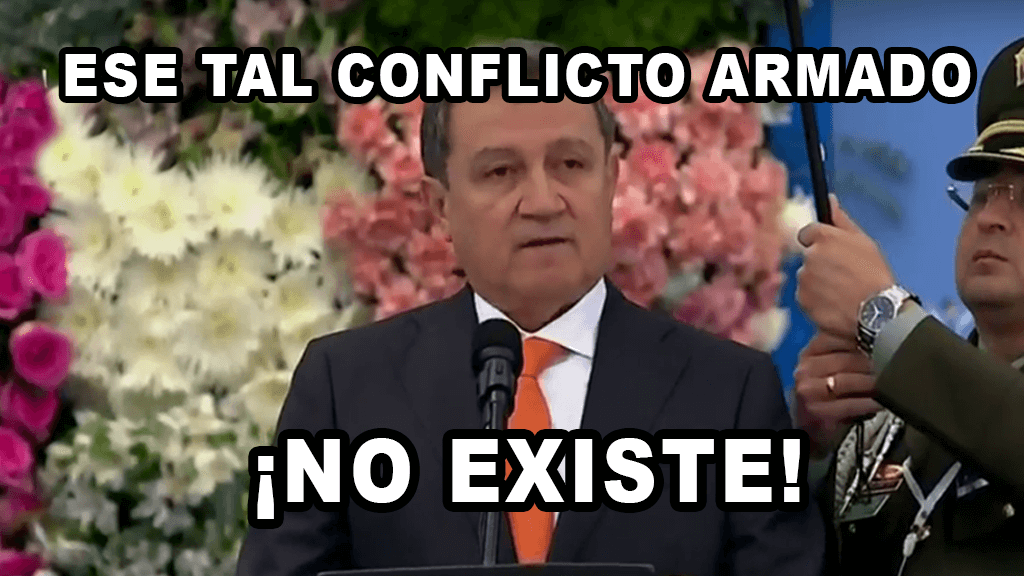 El que niega el conflicto armado, niega a la mamá