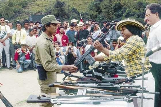 ¿Qué pasó con las armas de las guerrillas colombianas que se desmovilizaron?
