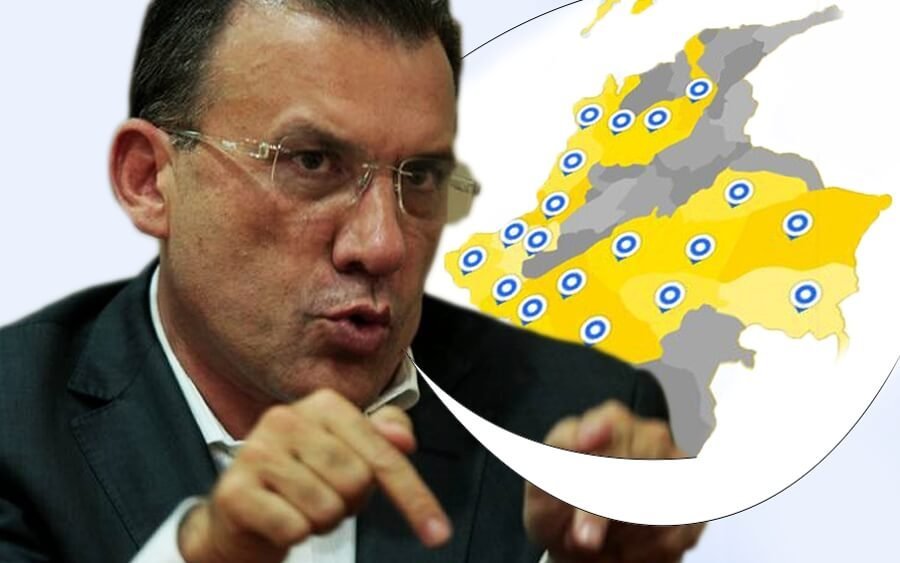 El mapa que enredó a Roy Barreras y a Álvaro Uribe