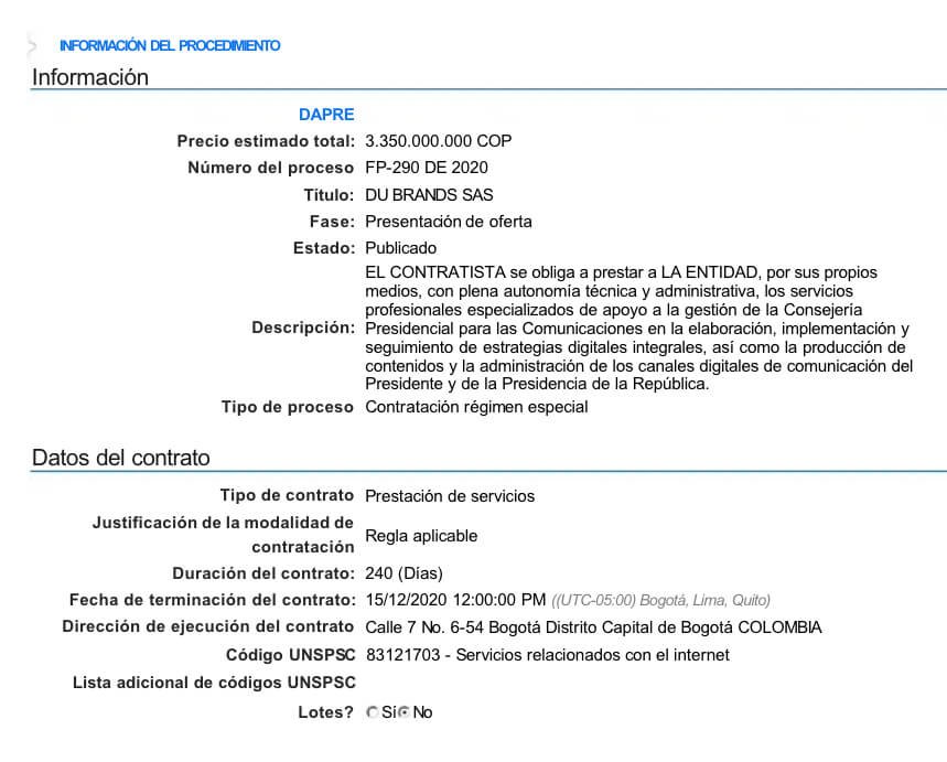 Obejtivo contrato