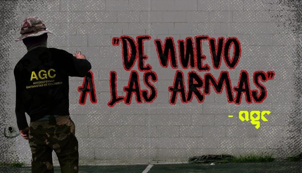 Las ‘autodefensas’ están llenando de grafitis las paredes en Cauca y Nariño
