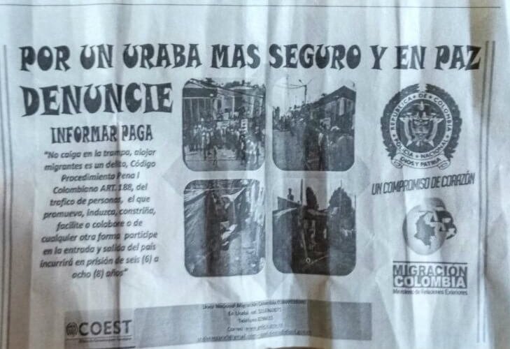 La Policía y Migración dicen verdades a medias para evitar que ayuden a los cubanos varados en Urabá