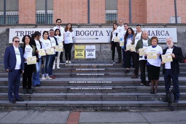Del Paro a la Corte: hoy se radicó la histórica tutela que busca proteger los defensores de Derechos Humanos
