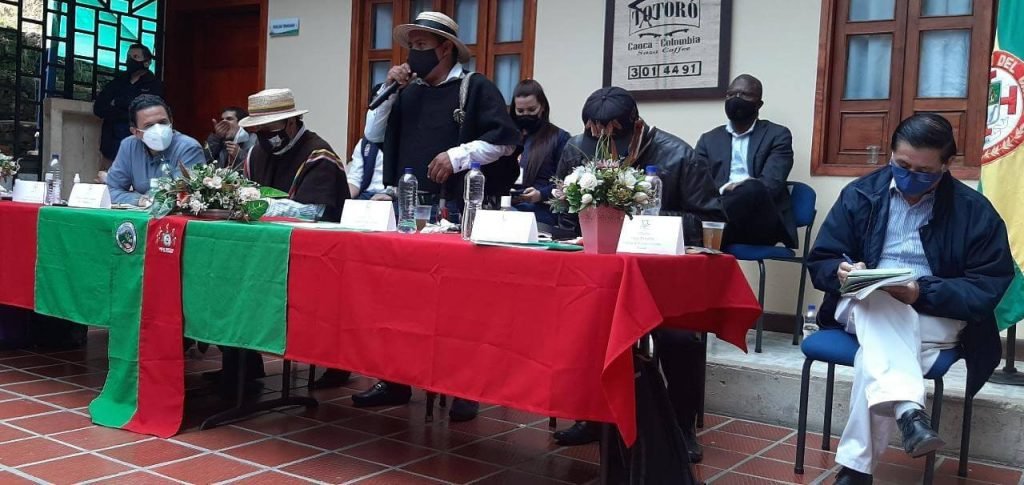 Indígenas del Cauca cancelan reunión con el Alto Comisionado para la Paz