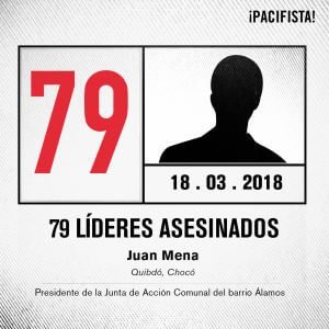 Estos son los 413 líderes sociales asesinados desde el inicio de la implementación