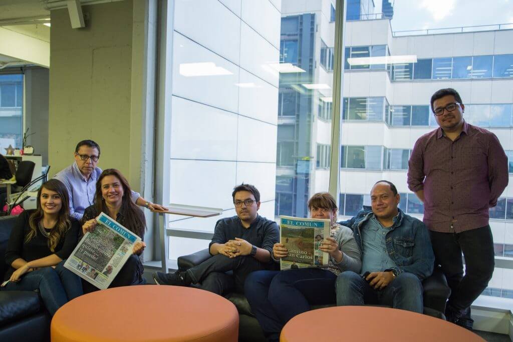 El equipo de El Común. Foto: Pablo David | ¡Pacifista!