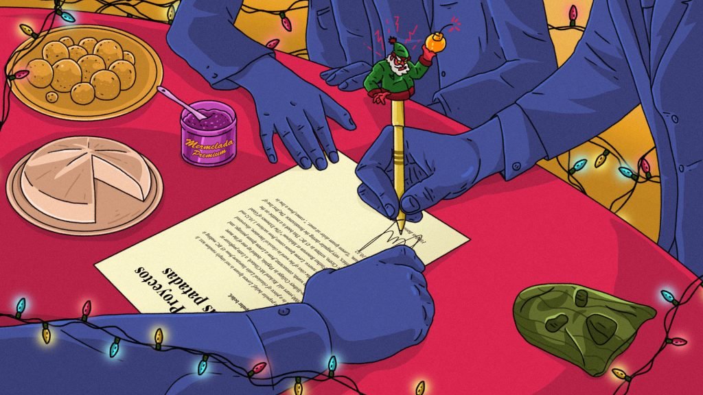 En el Congreso hubo un asalto navideño
