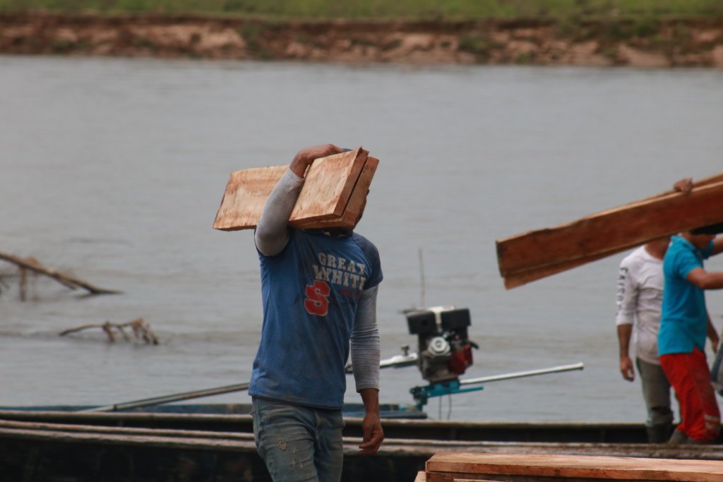 Esta imagen, al margen del río Guayas, en Puerto Rico, refleja parte de la preocupación de los grupos ambientalistas en la región: la deforestación. Foto: César Rojas