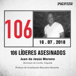 Estos son los 413 líderes sociales asesinados desde el inicio de la implementación