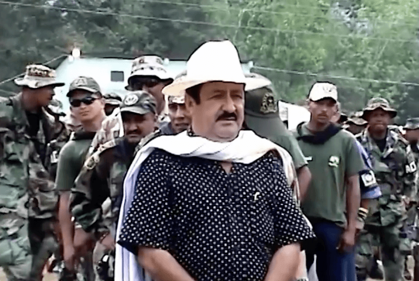 Hernán Giraldo, exjefe paramilitar que fue extraditado por narcotráfico a EE.UU. en 2008.