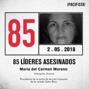 Estos son los 413 líderes sociales asesinados desde el inicio de la implementación