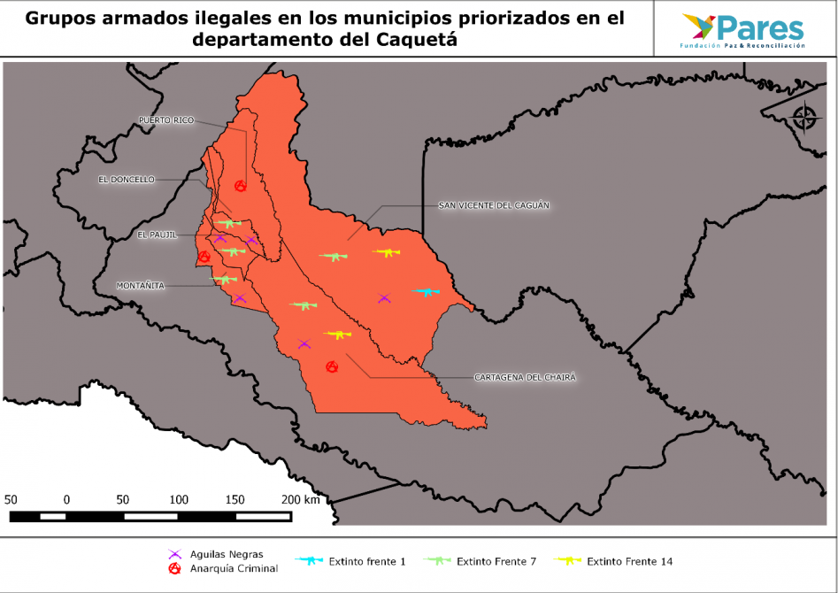 Mapa: Fundación Paz y Reconciliación
