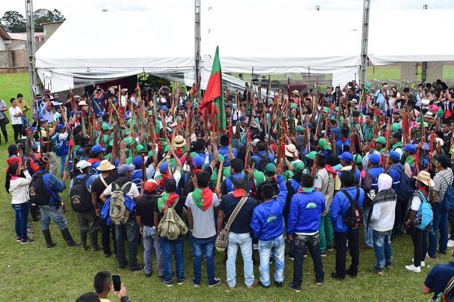 Minga indígena en Valle del Cauca. Foto: ACIN