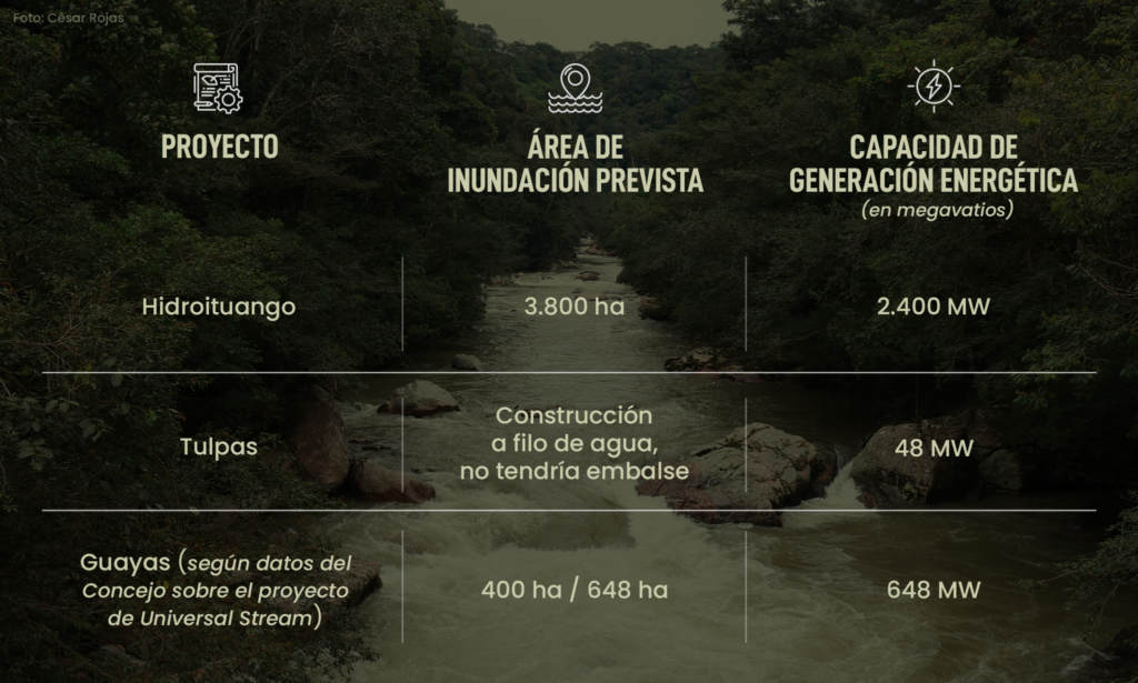 Planes de hidroeléctricas en Caquetá, una amenaza silenciosa a la Amazonía