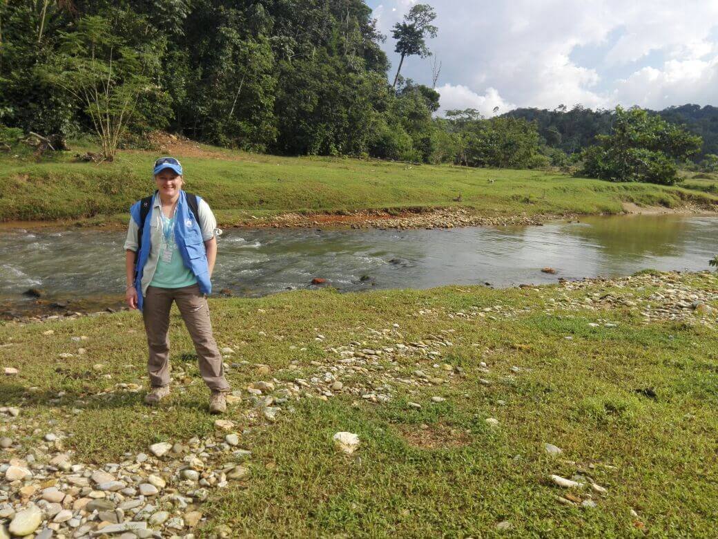 Una de las primeras imágenes de Hanne en Colombia. Foto: archivo particular