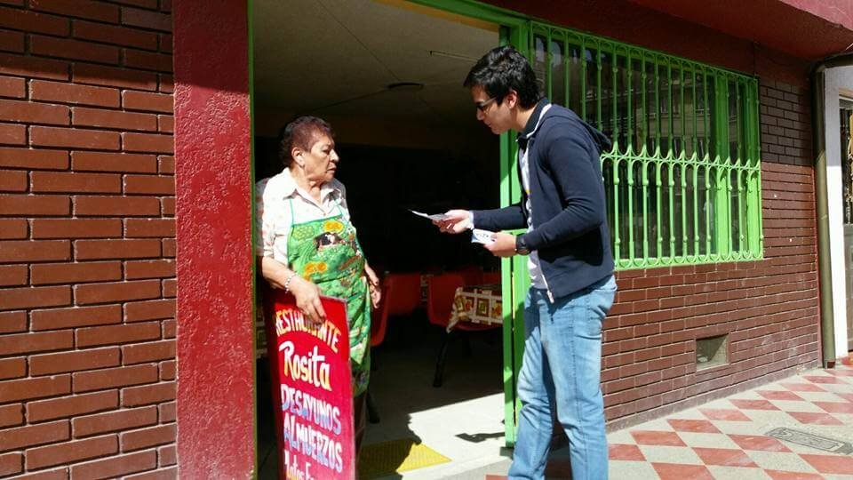 Foto tomada del Facebook de ‘Jóvenes Votamos No’.