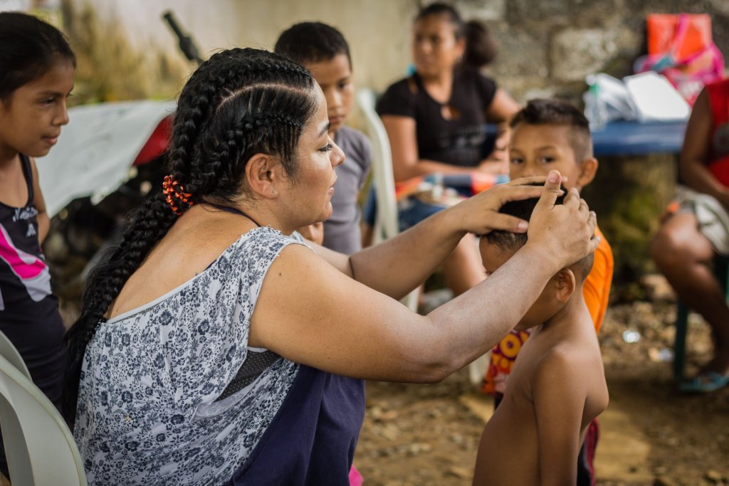 Los desplazados provenían de siete veredas de Puerto Libertador, sur de Córdoba; una, de Ituango, Antioquia, y del resguardo indígena Quebrada Cañaveral. Imagen tomada en abril de 2019. Crédito: La Liga Contra el Silencio