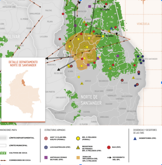 Mapa: Fundación Ideas para la Paz